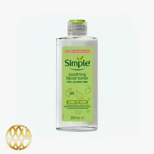 تونر پاک کننده صورت سیمپل مدل Soothing حجم 200 میلی لیتر
