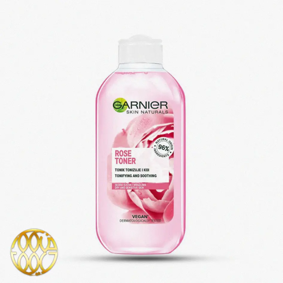 تونر پاک کننده صورت گارنیه مدل Rose Toner حجم 200 میلی لیتر
