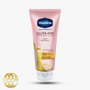 لوسیون بدن سرمی وازلین Vaseline مدل GLUTA – HYA Dewy Radiance حجم 330 میل
