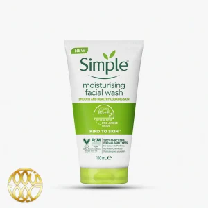 ژل شست‌وشوی صورت سیمپل مدل moisturising حجم 150 میلی‌لیتر