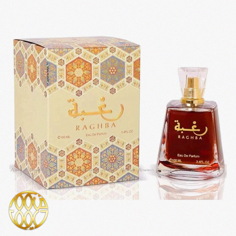 ادوپرفیوم یونیسکس لطافه رغبه (Raghba) ۱۰۰ میل | عطر شرقی شیرین و دودی