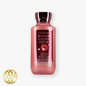 لوسیون بدن زنانه باث اند بادی ورکز Winter Candy Apple (وینتر کندی اپل) ۲۳۶ میل | آبرسان ۲۴ ساعته با رایحه جشن
