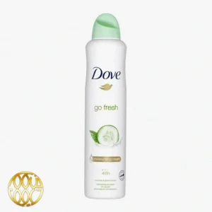 اسپری ضد تعریق زنانه داو مدل Go Fresh خیار و چای سبز ۲۵۰ میل