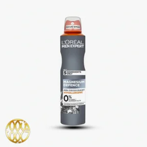 اسپری ضد تعریق مردانه لورال مدل Magnesium Defence