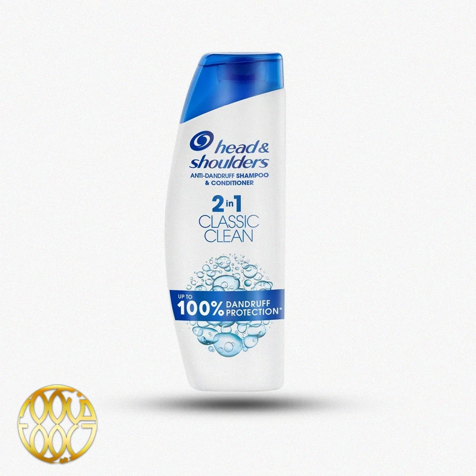 شامپو هد اند شولدرز مدل Classic Clean 2-in-1 (۵۰۰ میل) | ضد شوره ۱۰۰٪ و ۷ مزیت مراقبتی