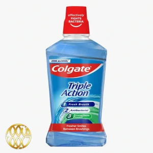 دهانشویه کولگیت تریپل اکشن (Colgate Triple Action) – فاقد الکل – ۵۰۰ میلی‌لیتر