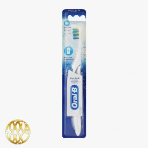 مسواک برقی (باتری‌دار) اورال-بی مدل Pulsar 3D White – نرم (Soft) – اصل آمریکا
