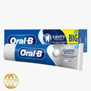 خمیر دندان اورال-بی (Oral-B) Cavity Protect با سپر اسید قند – بسته بزرگ (۷۵ میلی‌لیتر)