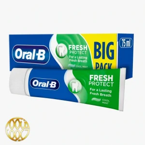 خمیر دندان Oral-B Fresh Protect با طعم نعناع خنک – ۷۵ میلی‌لیتر (بسته بزرگ)