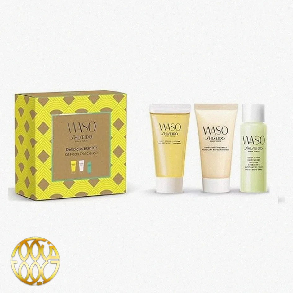کیت مراقبت پوست شیزیدو وازو (Shiseido WASO Delicious Skin Kit) – بسته ۳ عددی