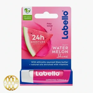 مومیایی لب لابلو مدل Watermelon Shine – آبرسانی ۲۴ ساعته و رنگ صورتی طبیعی (ساخت آلمان)