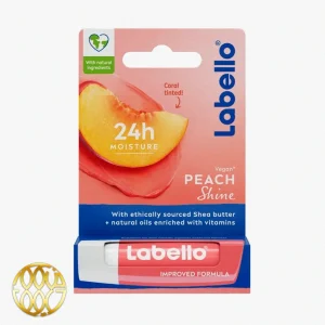 مومیایی لب لابلو مدل Peach Shine (پیس شاین) – آبرسانی ۲۴ ساعته و رنگ طبیعی مرجانی – ساخت آلمان