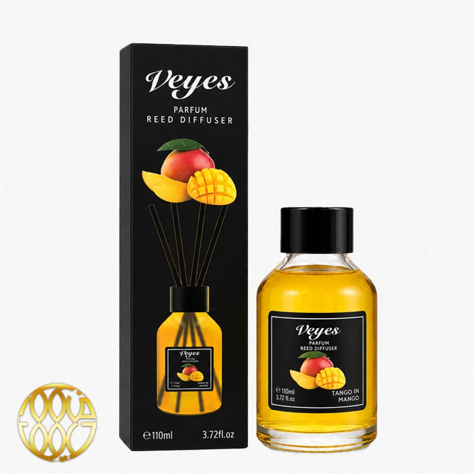 خوشبوکننده با چوب Veyes رایحه انبه و سیب – ۱۱۰ میلیلیتر | رایحه میوهای شیرین در حجم جمعوجور