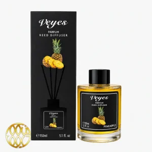 خوشبوکننده با چوب Veyes رایحه آناناس (Pineapple) – ۱۵۰ میلی‌لیتر | عطر میوه‌ای گرمسیری و جذاب