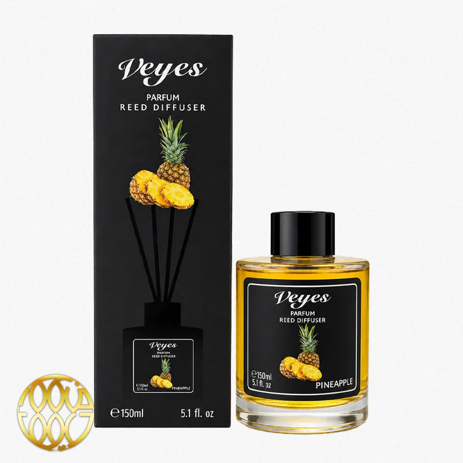 خوشبوکننده با چوب Veyes رایحه آناناس (Pineapple) – ۱۵۰ میلیلیتر | عطر میوهای گرمسیری و جذاب