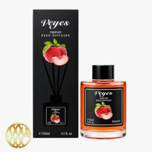 خوشبوکننده با چوب Veyes رایحه هلو (Peach) – ۱۵۰ میلیلیتر | رایحه شیرین و میوهای